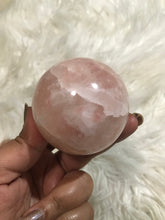 One Rose Calcite Sphere 4