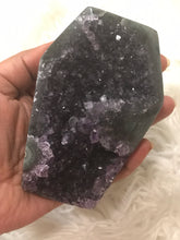 XL Amethyst druzy Coffin 19 Halloween shapes