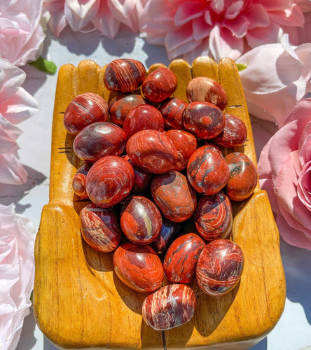 One Snake Skin Jasper Tumbled Stone AAA Quality